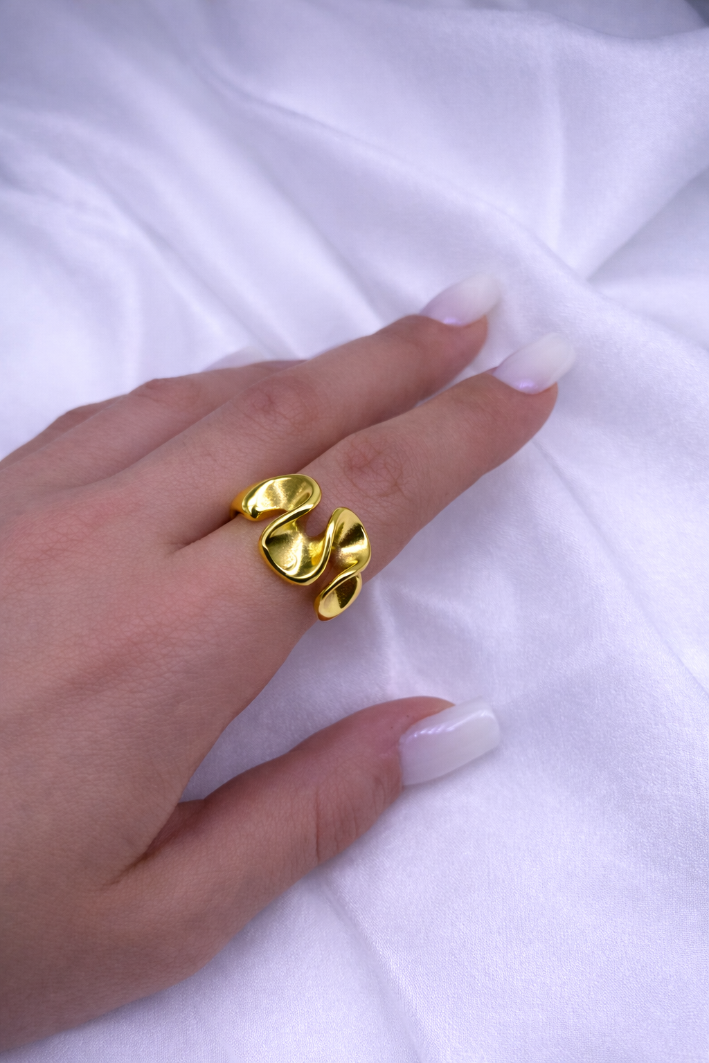 Anello Fusillo in Acciaio Inox