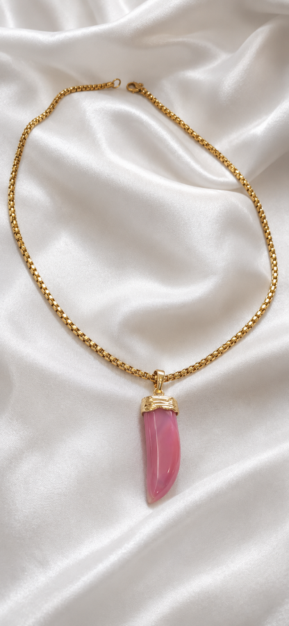 Collana Pink Horn