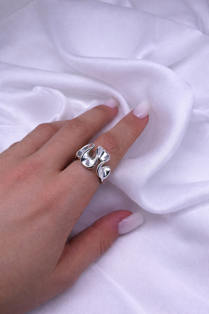 Anello Fusillo in Acciaio Inox