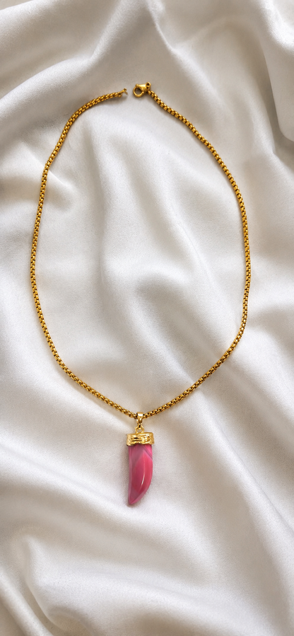 Collana Pink Horn