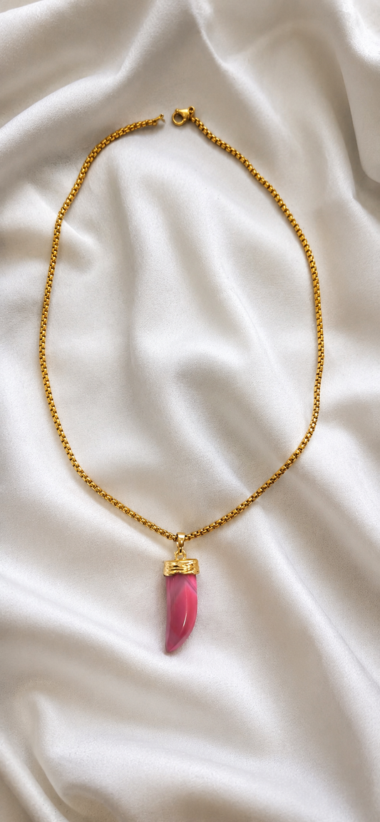 Collana Pink Horn