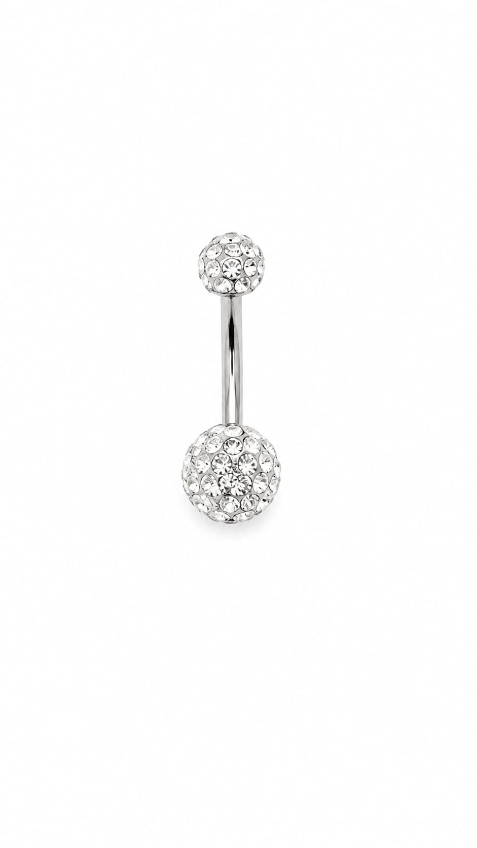 Piercing Ombelico Crystal Ball