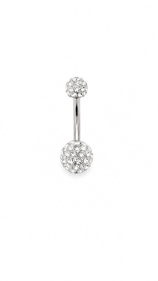 Piercing Ombelico Crystal Ball