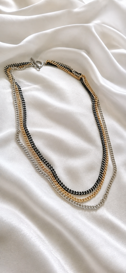 Collana Triple Chain