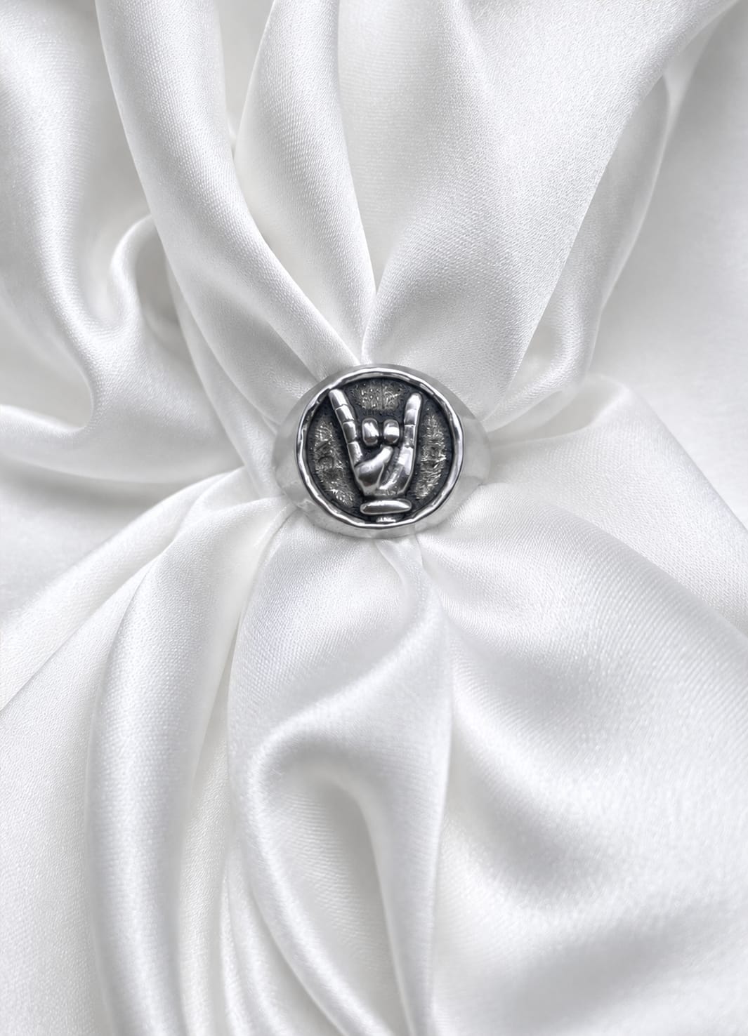 Anello Sigillo Rock