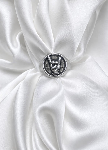 Anello Sigillo Rock
