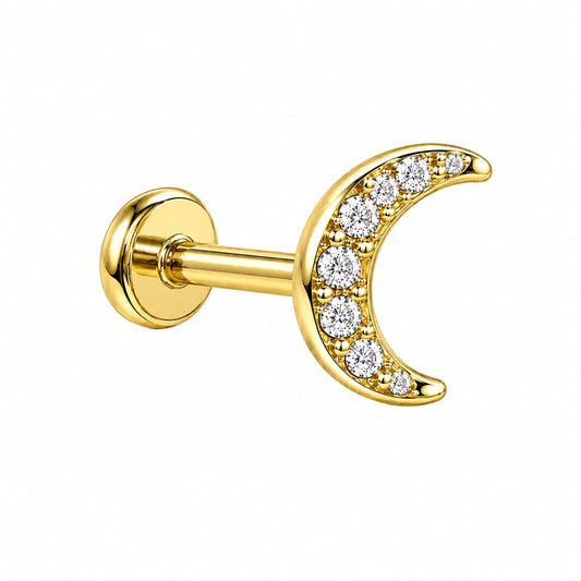 Orecchino/ Piercing Mezza Luna