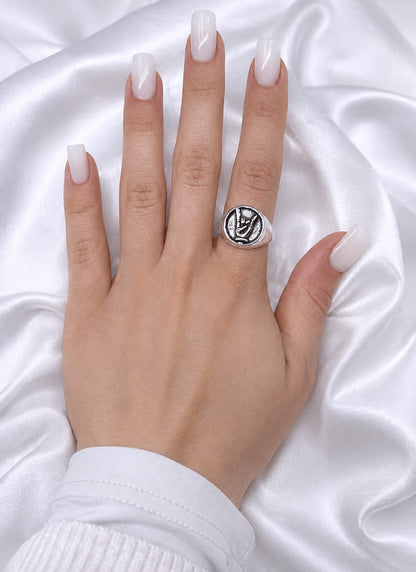 Anello Sigillo Rock
