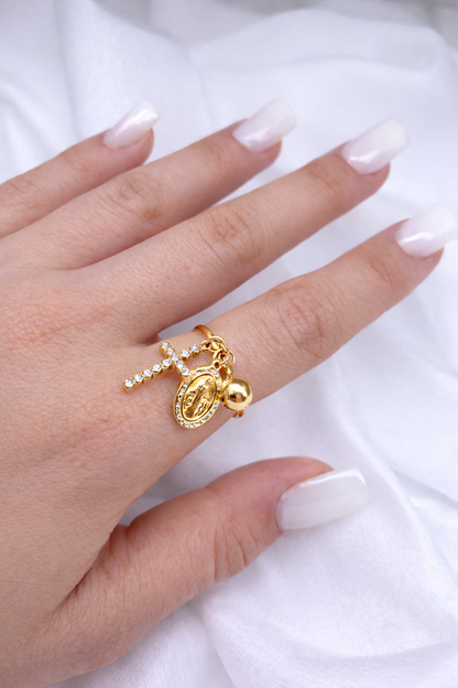 Anello Sonaglio con Ciondoli