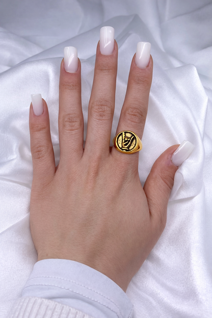 Anello Sigillo Rock