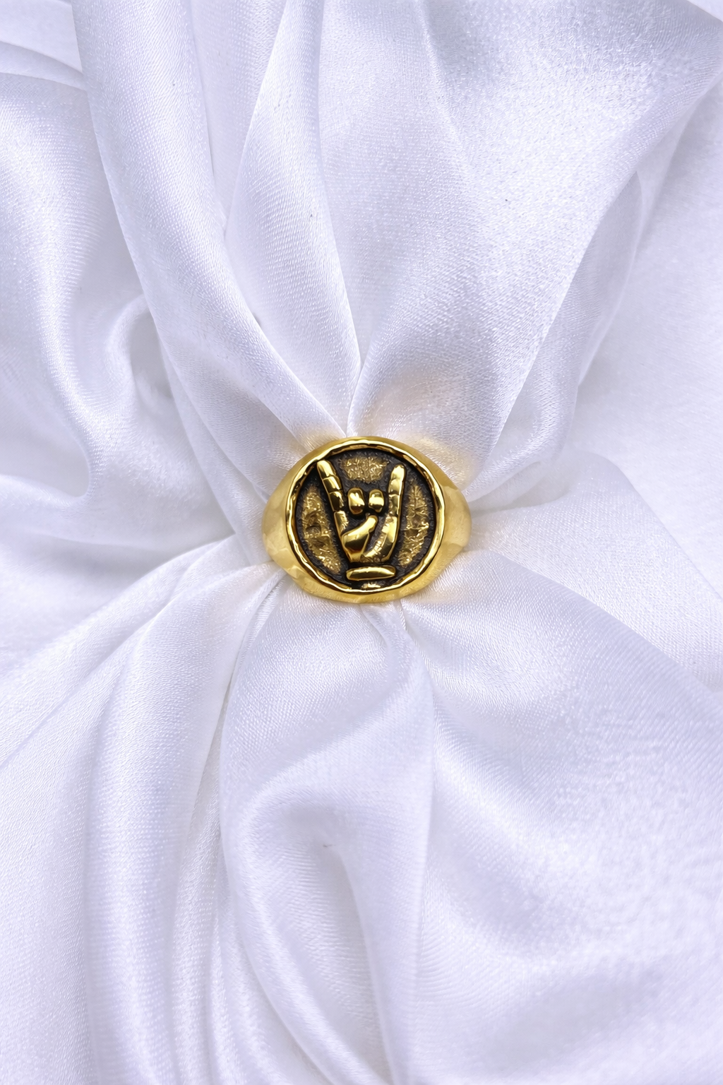 Anello Sigillo Rock