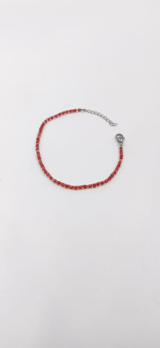 Bracciale Rocaille rossa