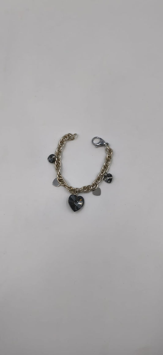 Bracciale Cuori di cristallo