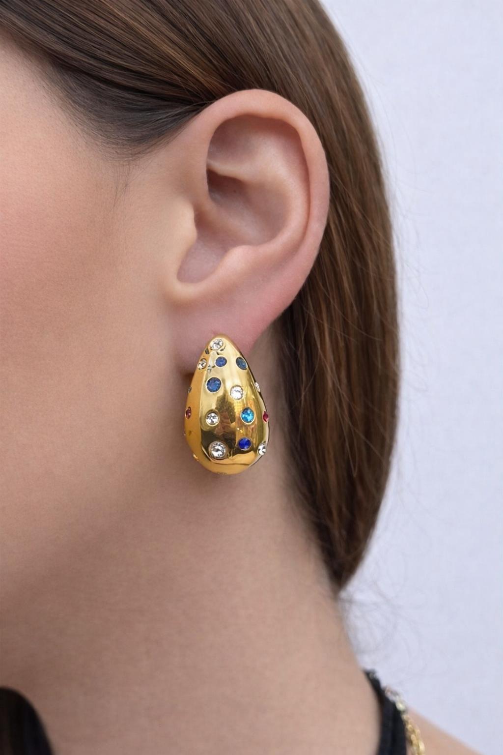 Orecchini Goccia Multicolor