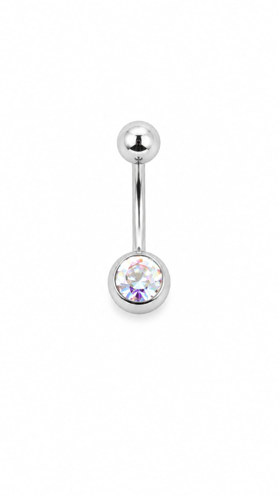 Piercing Ombelico Crystal Boreale