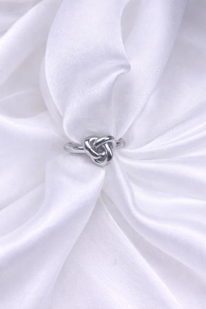 Anello Nodo in Acciaio Inox