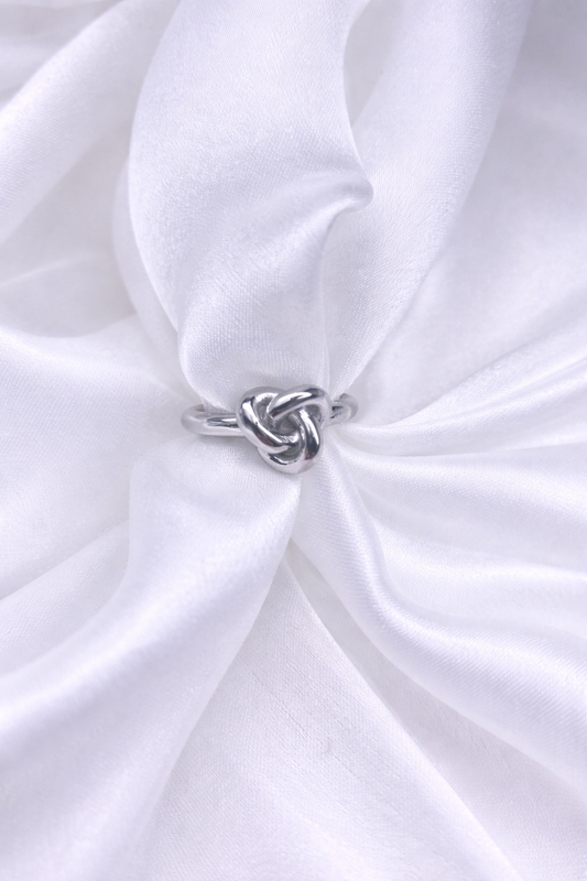 Anello Nodo in Acciaio Inox