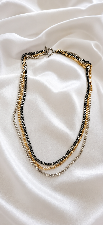 Collana Triple Chain