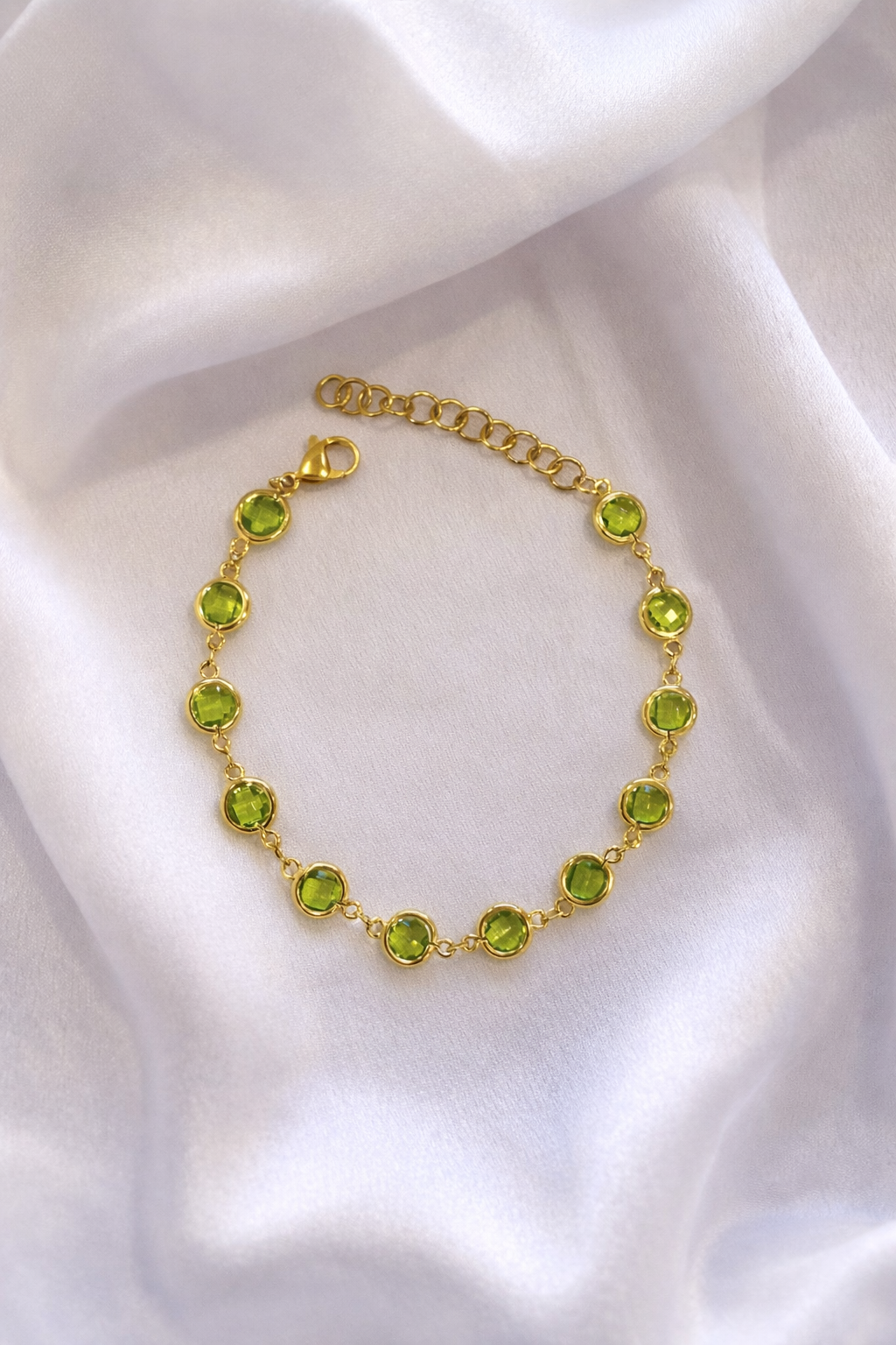 Bracciale Cabochon con Occhi di Gatto Colorati