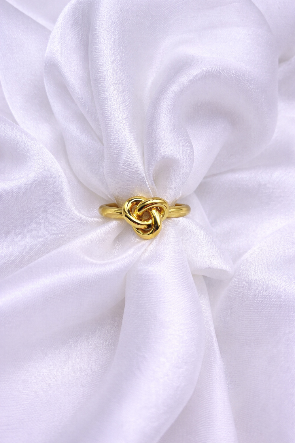 Anello Nodo in Acciaio Inox