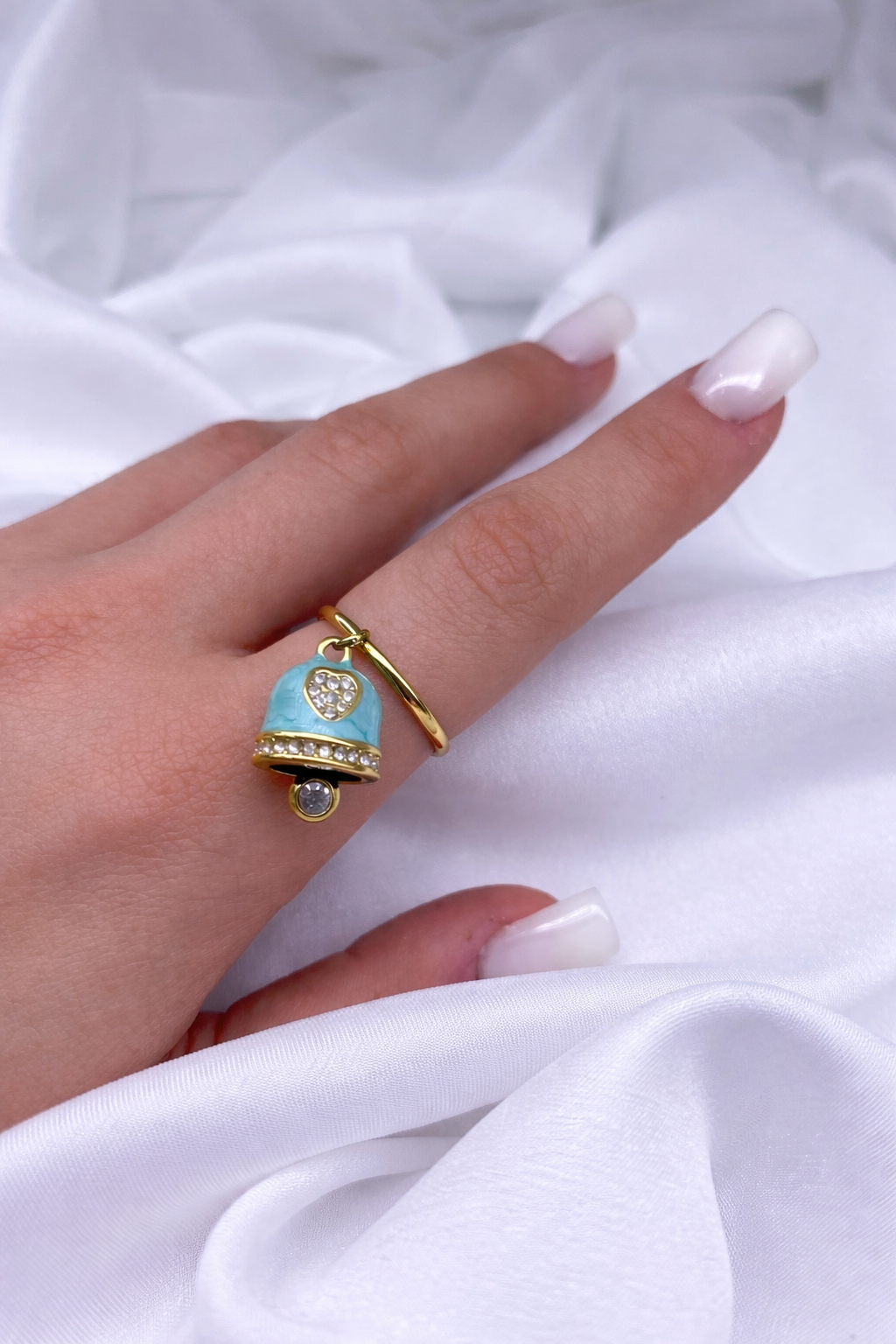 Anello Campanella Azzurra